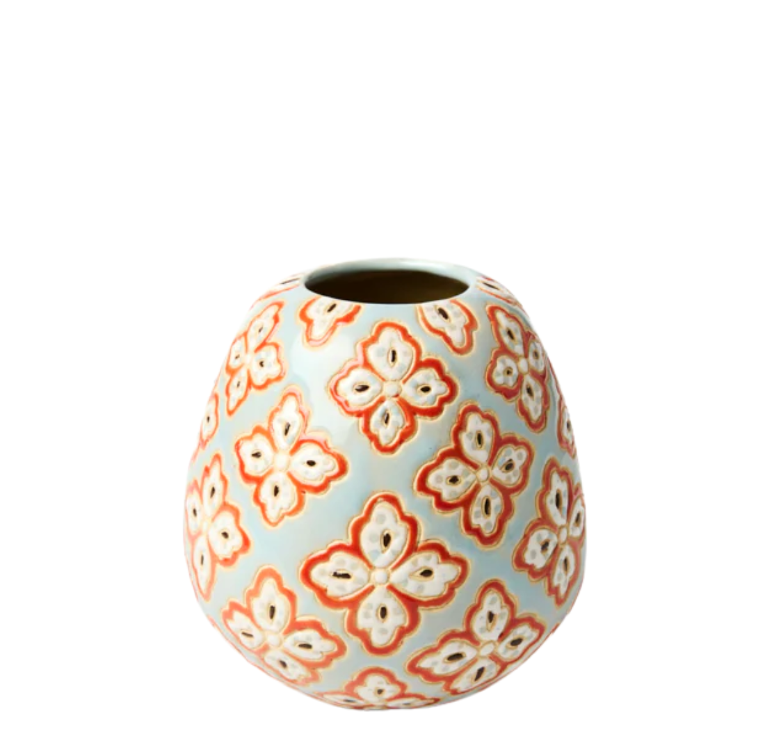 Pollen Vase | Blue Paisley