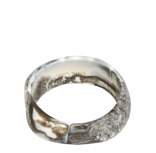 Large Organic Bangle | Granite