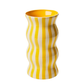 Palma Yellow Stripe Vase