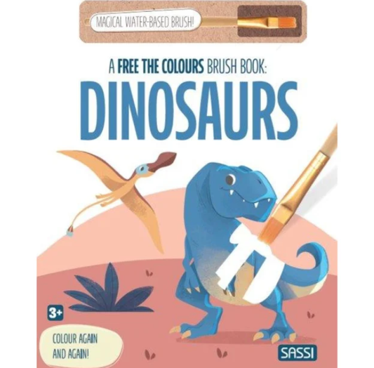 Reusable Paint Brush Book | Dinosaurs