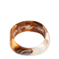 Large Organic Bangle | Light Horn