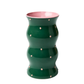 Palma Vase |  Green Pink Dotty