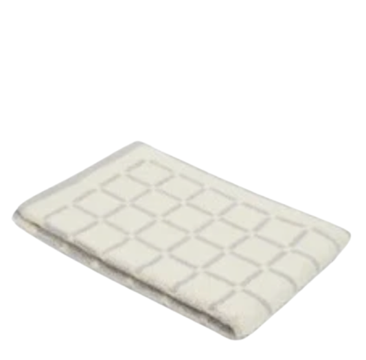 Bath Sheet | Grid |  Butter Stone