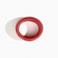 Large Organic Oval Bangle | Cranberry
