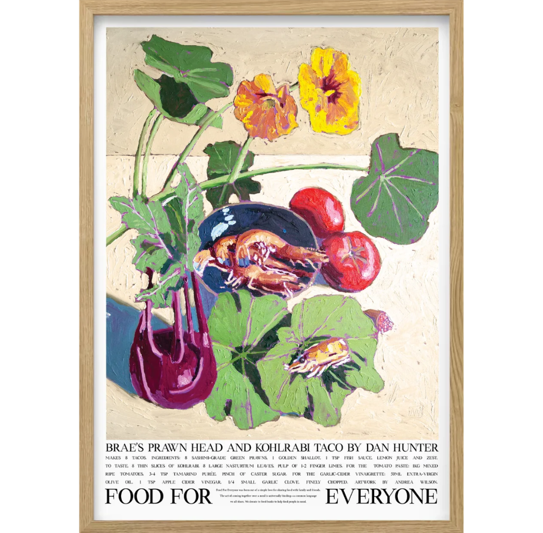 Brae's Prawn Head & Kohlrabi Taco | Andrea Wilson