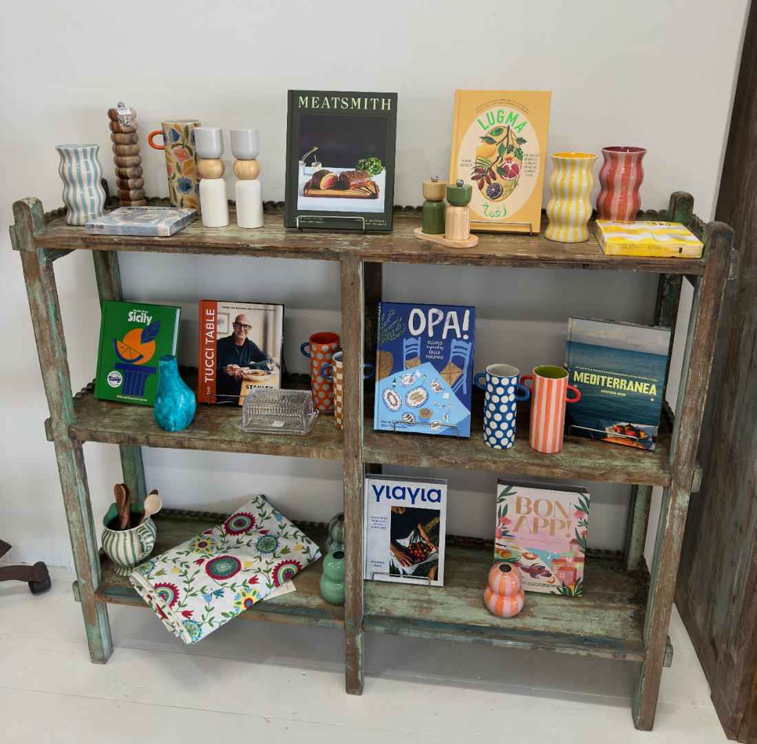 Shelf | Green Patina | 140 x 32 x 117cm