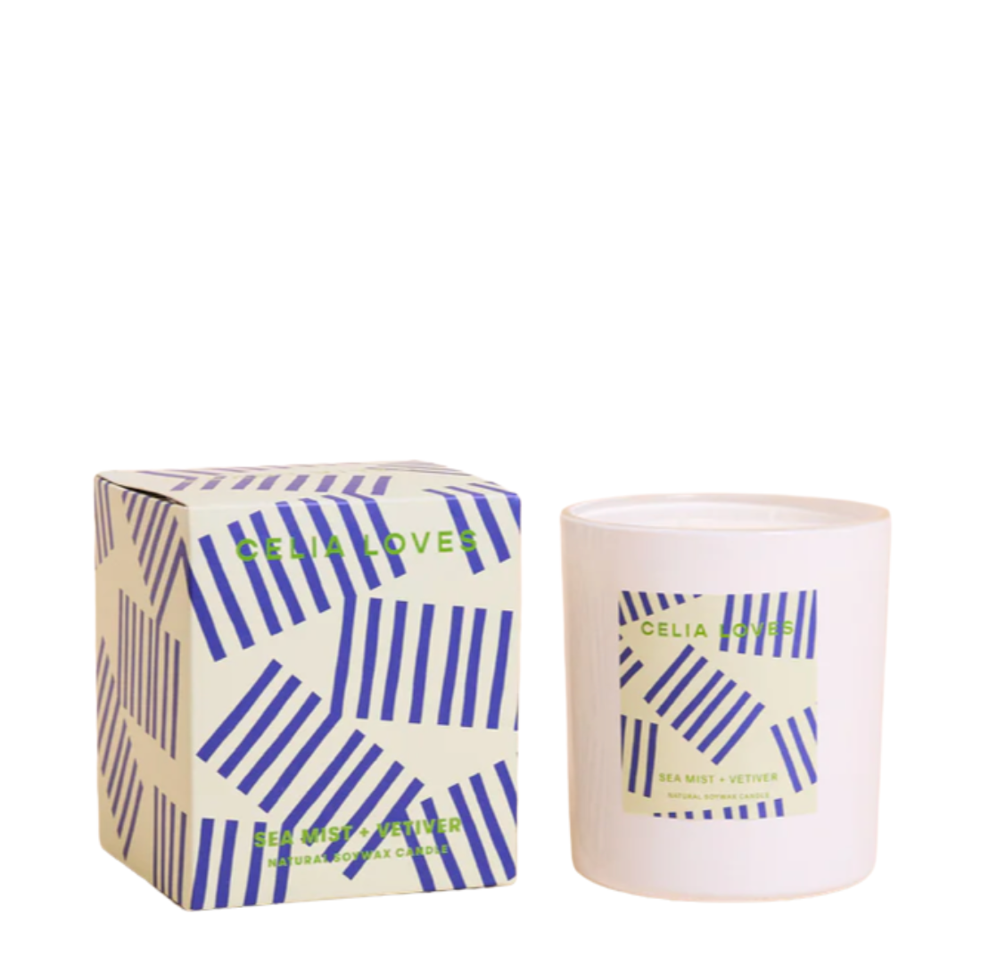Candle | Sea Mist + Vetiver | 40hrs