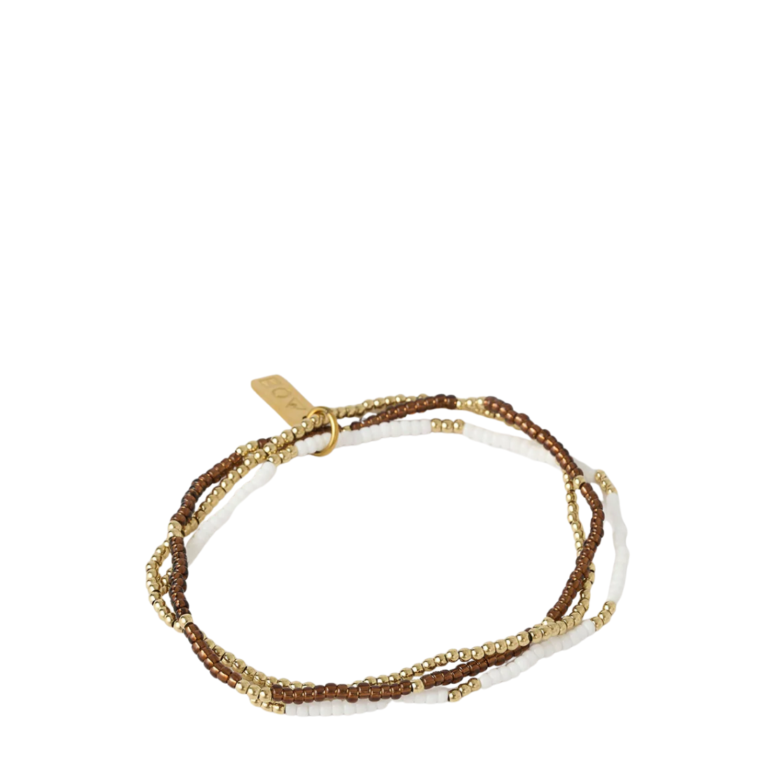 Sunny Bracelet Set | Coffee
