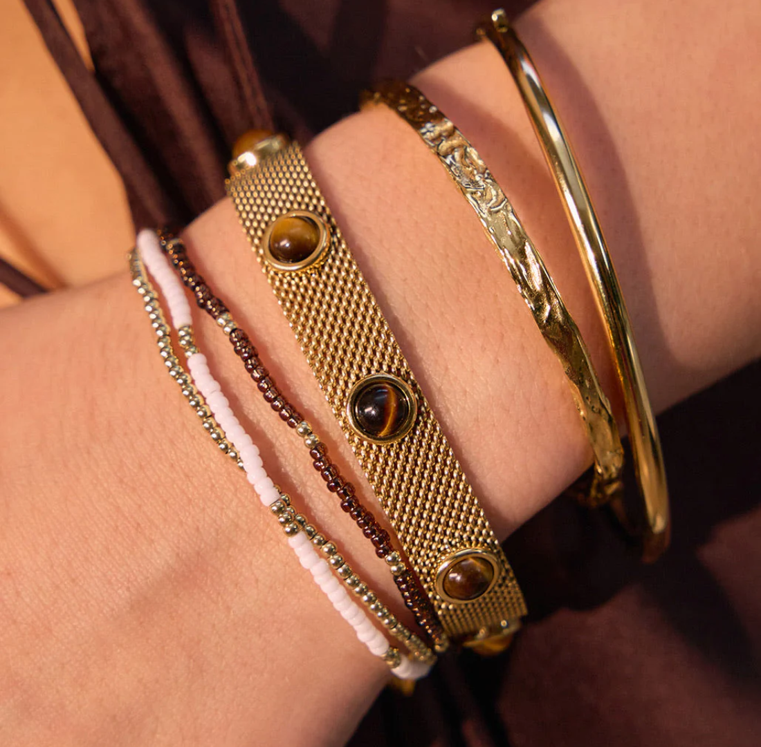 Sunny Bracelet Set | Coffee