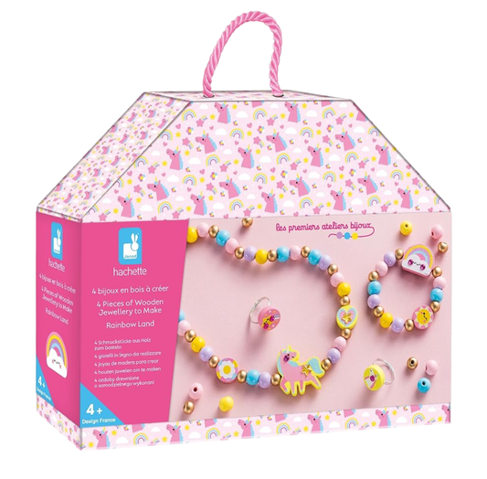 Rainbow Wooden Jewellery Kit