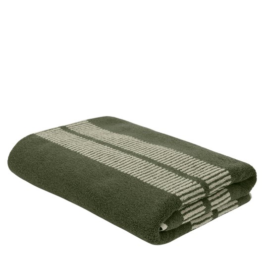 Bath Sheet | Dual Dash  | Forest + Sage