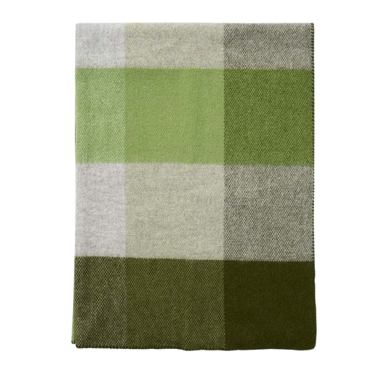 Klippan Block Brushed Wool Blanket