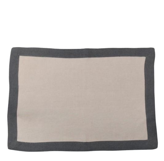 Linen Placemat | Storm | Set 4