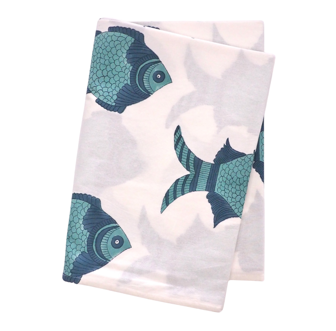 Tablecloth | Big Fish | Seaglass | 180 x 330cm