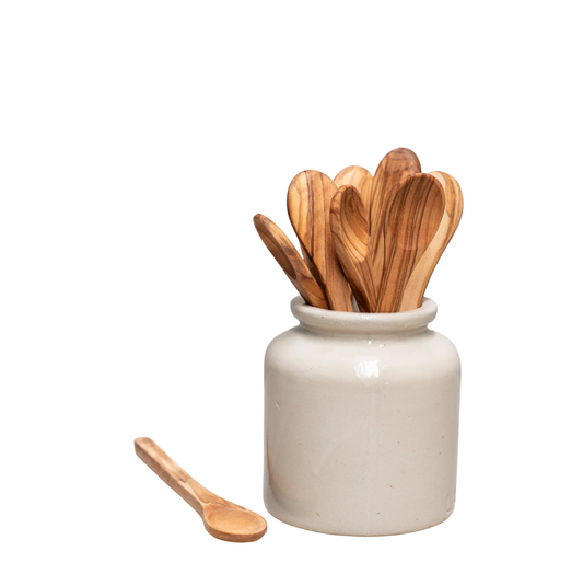 Mustard Spoon | Olive Wood | 18cm