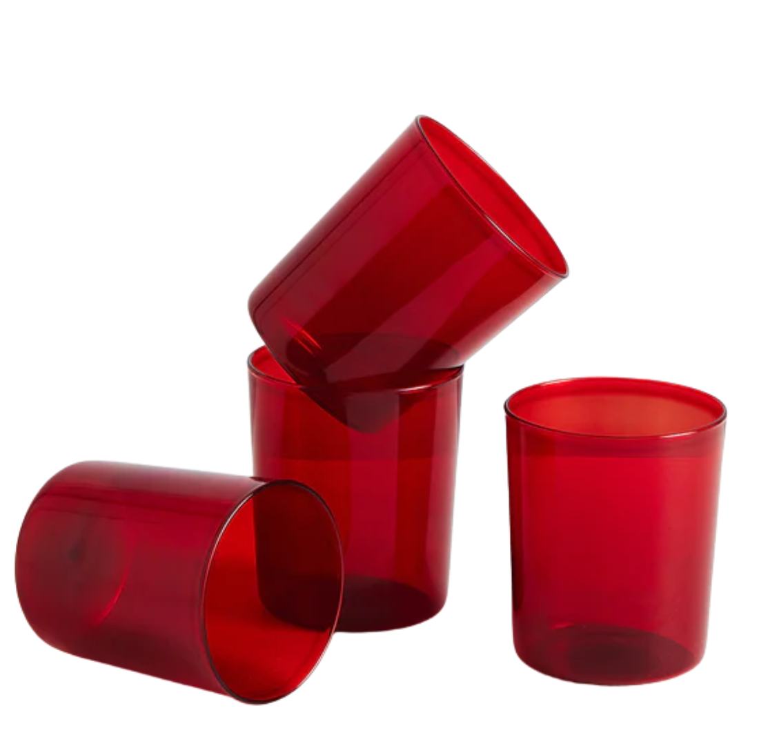 Gobelets x 4 | Rouge | Lge | 30% Off