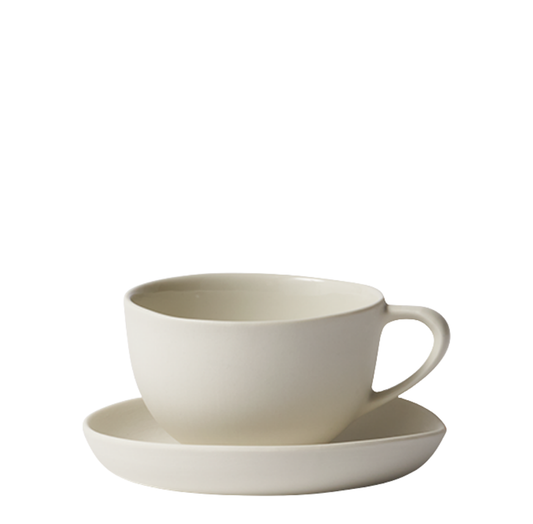 Teacup + Saucer | Milk