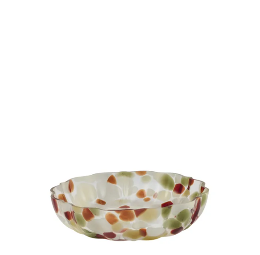 Splotch Glass Bowl | 25 x 7.5cm | Multi