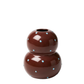 Fonda Vase | Brown Blue Dotty