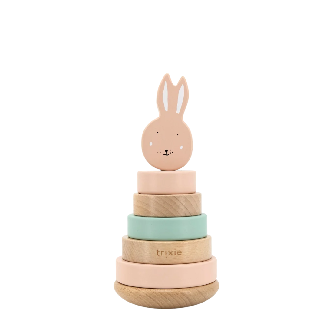 Wooden Stacking Toy | Mrs Rabbit