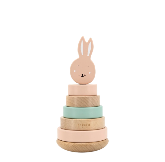 Wooden Stacking Toy | Mrs Rabbit