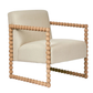 Bobbin Armchair | Oak + Linen