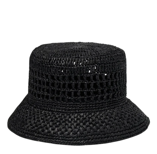 Camille Sun Hat | Black