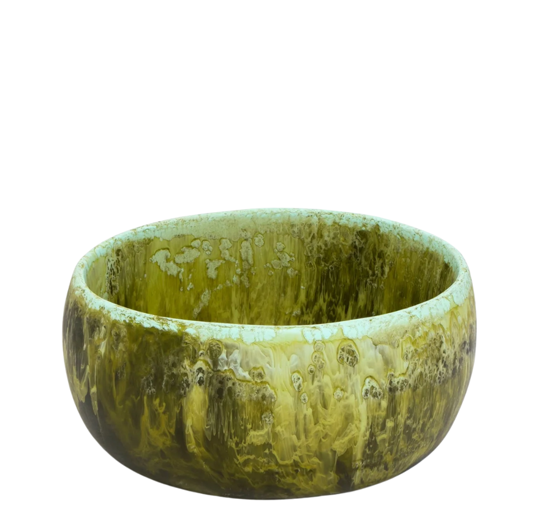 Orchid Bowl | Malachite | Medium