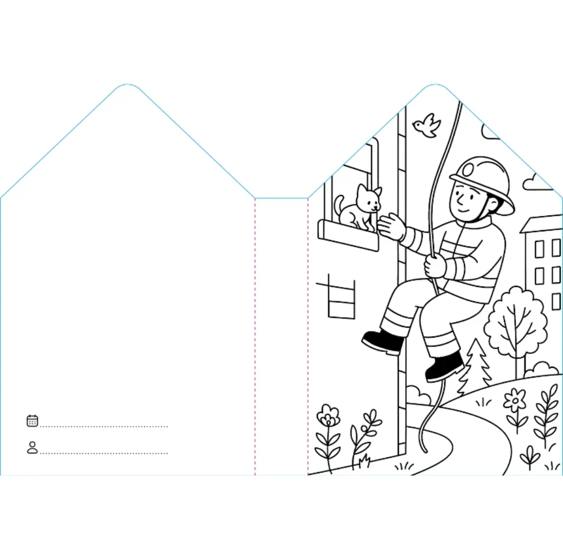 Colouring Book | Firefighters