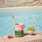 La Piscina Wine Cooler | Green + Pink