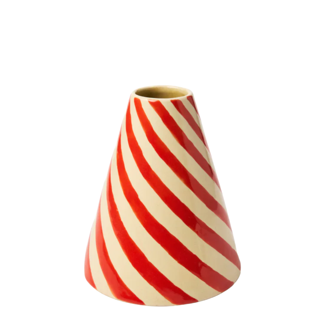 Jester Vase | Raspberry Swirl