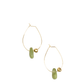Joie De Vivre Earrings Gold | Olive