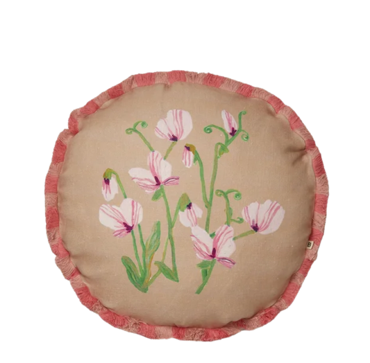 Sweet Pea | Buff | 45cm Round
