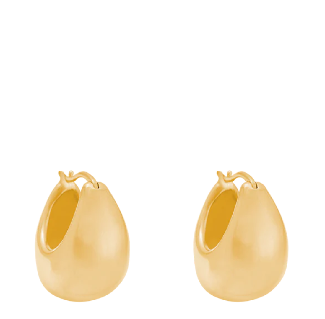 Tresor Hoops | Medium | 18K Gold Vermeil