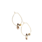 Joie De Vivre Earrings Gold | Cappuccino