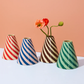 Jester Vase | Raspberry Swirl