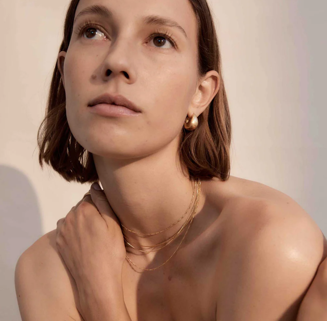 Tresor Hoops | Medium | 18K Gold Vermeil