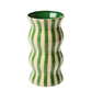 Palma Green Stripe Vase