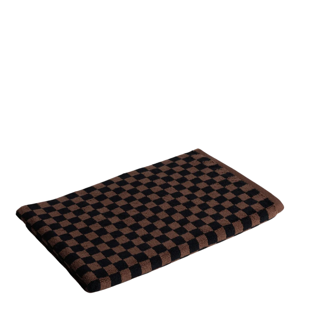 Beppu Bath Mat | Tabac + Noir