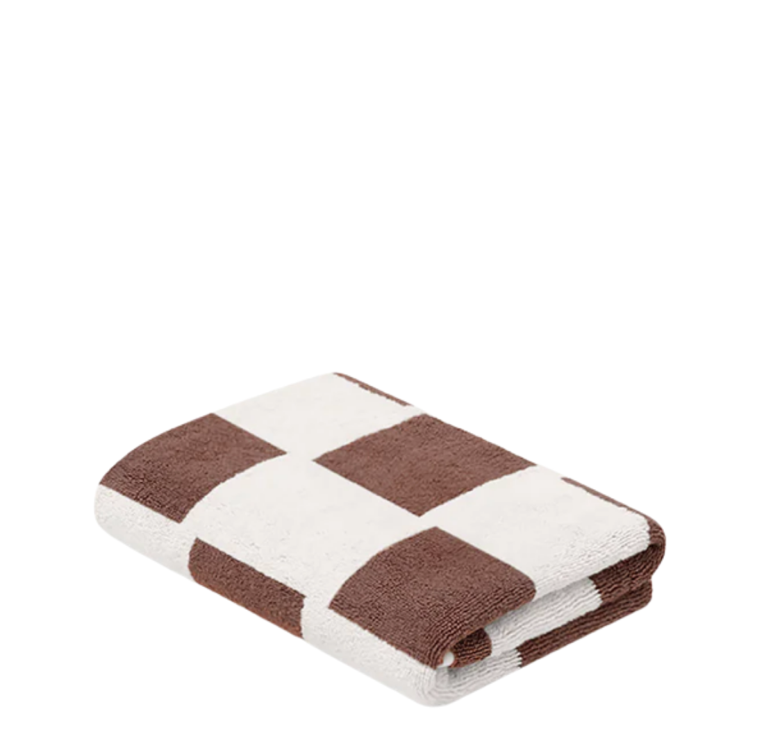Brick Bath Mat | Coffee + Ivory