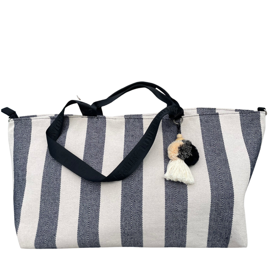 Stripe Weekender Bag