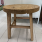 Wheel Top Round Side Table | 55 x 53 x 51 cm