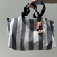 Stripe Weekender Bag