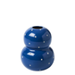 Navy Dotty Vase