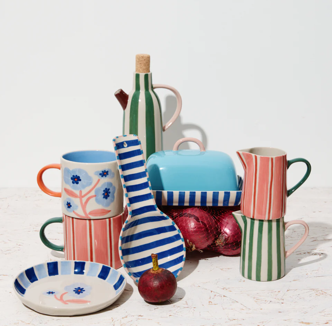 Bloomie Blue Oil Pourer