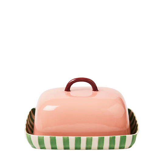 Bloomie Pink Butter Dish