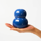 Navy Dotty Vase
