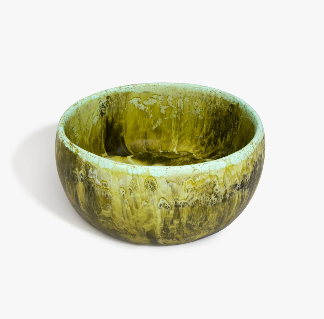 Orchid Bowl | Malachite | Medium