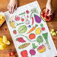 Fruit & Veg | Art Tea Towel