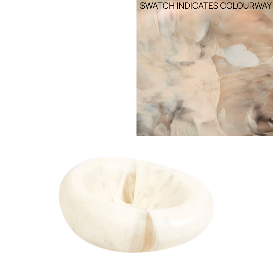 Drift Dish | Sandy Pearl | Medium